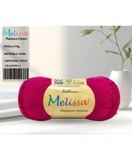 Hilo Ovillo de Algodón Premium 100% Algodón perfecto para DIY y tejer a mano 75 g, aprox. 150 metros