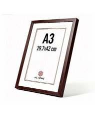 Marcos Diplomas A3( 29.7 X 42cm ) Pared Marron(Wengué) MOD-254