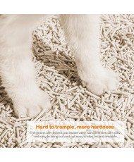 Arena Aglomerante para Gatos Arena de Tofu para Gatos sin Polvo 6 L  Vegetal Té Verde 6L(Pack de 4 uds)