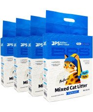 Arena Aglomerante Mixta para Gatos, Tofu y Yuca, Control de Olores( Pack 4 uds )