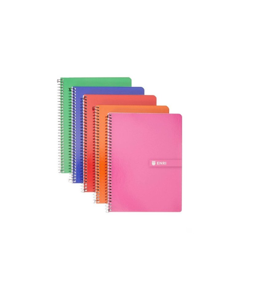 Enri Cuaderno Espiral Folio CuadriculaA4  4x4 Surtido ( 1Uds)
