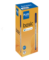 Bolígrafo Plus +Basic AzuL 50 UDS