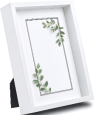 Marcos con Profundidad 13x18cm MOD-3508 (Blanco)
