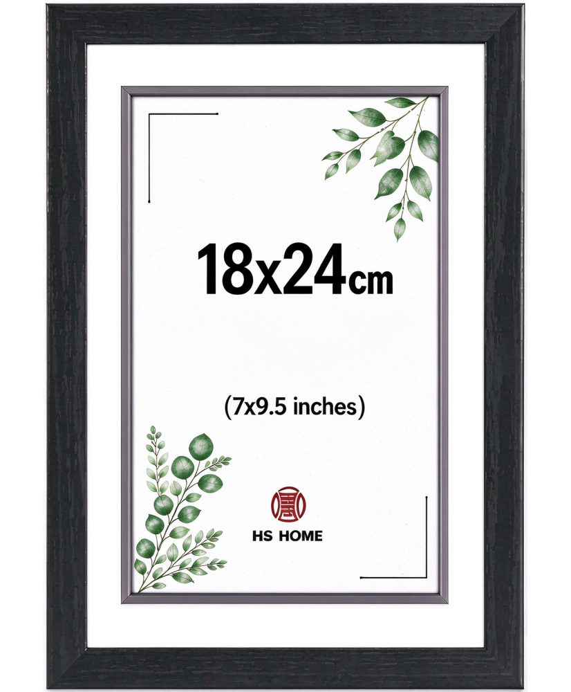 Marco de Fotos 18x24cm (Negro) MOD-254 (Pack 1 uds) Ancho de moldura 2cm