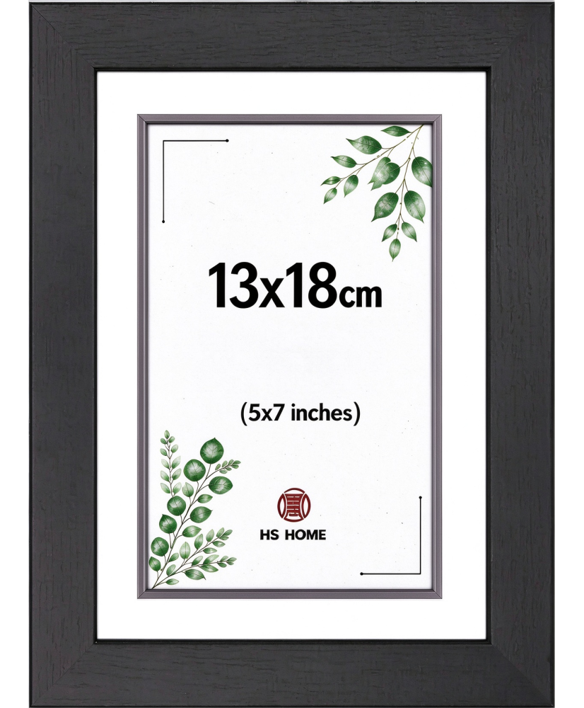 Marcos de Fotos 13x18cm Gristal(Negro) MOD-254 (Pack 1 uds) Ancho de moldura 2cm.
