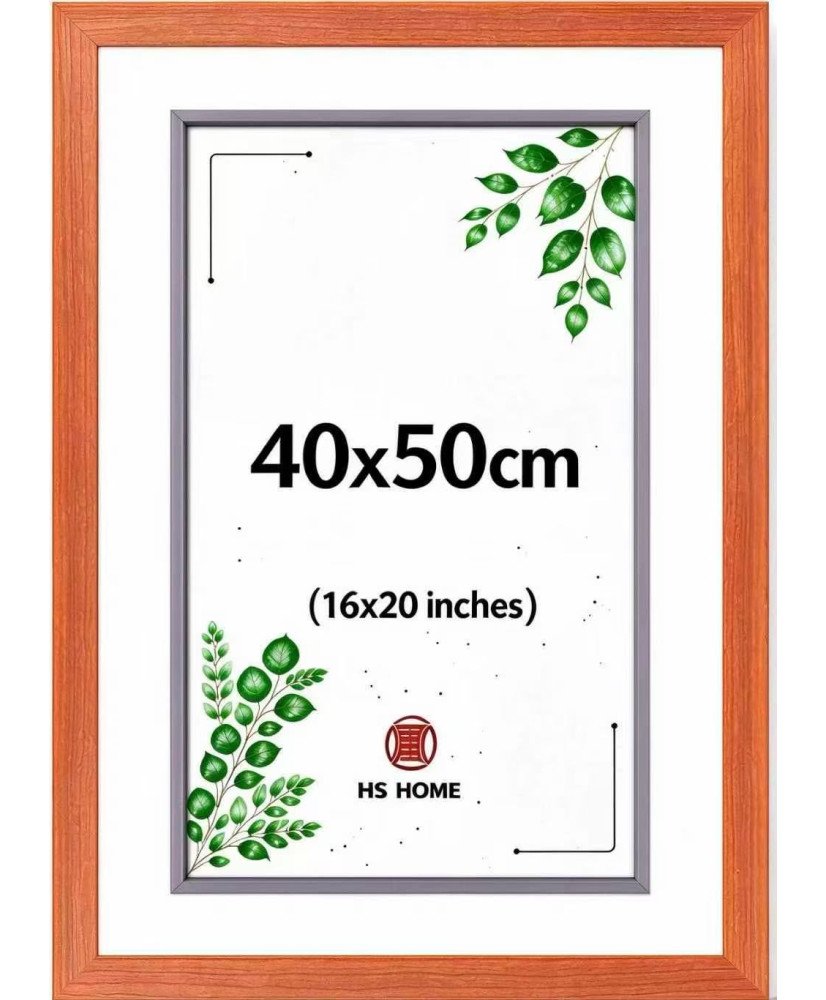 Marco de Foto 40x50cm (Cerezo) MOD-254 Hecho de Madera, Ancho de moldura 2cm