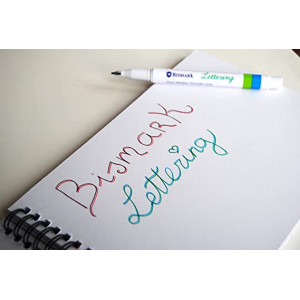 3 Rotuladores de Doble Punta Lettering Bismark