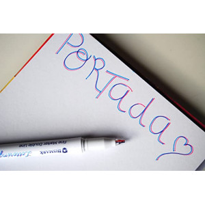 3 Rotuladores de Doble Punta Lettering Bismark