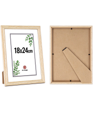 Marcos de Fotos 18x24cm (Haya) MOD-254 (Pack 1 uds) Ancho de moldura 2cm