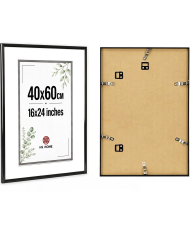 Marco de fotos 40x60cm MOD 312 Negro Cuadro de pared ideal para fotos y diplomas
