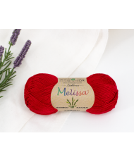Lana Bamboo Bambú 100% natural Rojo -12