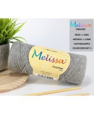 Lana Crochet Gris 5