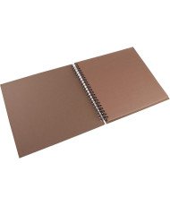 MP-Álbum Scrapbooking, Álbum Encuadernado con Espiral, 30x30cm, Portada Gruesa, 20 Hojas Cuadradas
