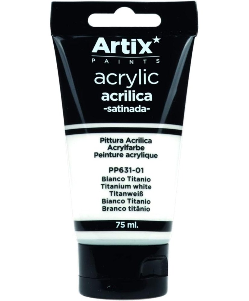 Pintura acrílica, 75 ml Blanco ,MP Artix