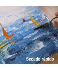 Pintura Acrílica Satinada, Amarillo Medio (Yellow Mid), 75 ml MP Artix  PP631-03