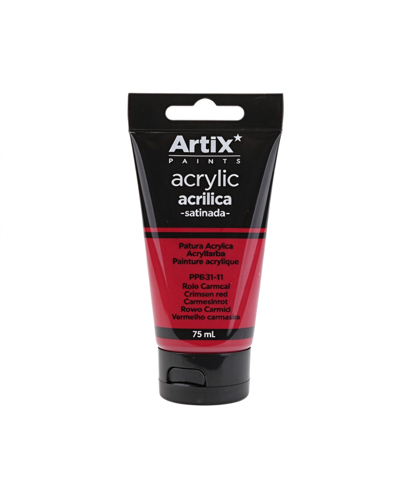 Pintura Acrílica  Rojo Carmesí ,PP631-11 Artix