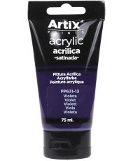 Pintura Acrílica Satinada, Violeta (Violet), 75 ml,PP631-13 Artix