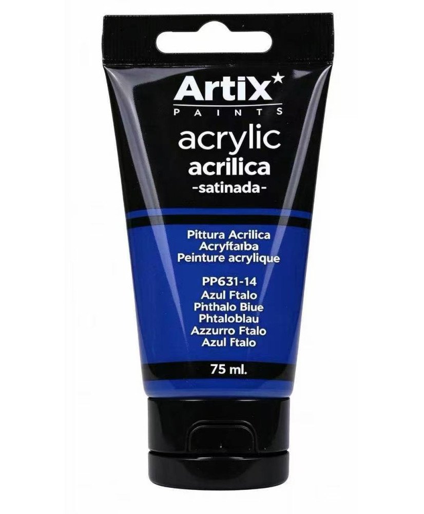 Pintura acrílica Azul ftalo (Phthalo blue)75 ml ,PP631-14 Artix