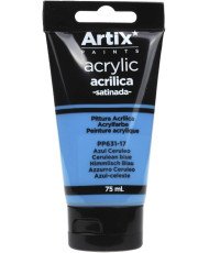 Pintura Acrílica Satinada, Azul (Cerulean Blue), 75 ml,PP631-17 ,Artix