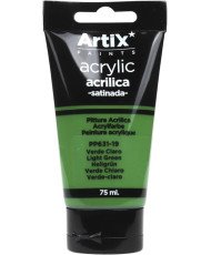 Pintura Acrílica Satinada, Verde Claro(Light Green), 75 ml,PP631-19,Artix
