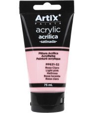 Pintura Acrílica Satinada, Rosa Claro (Light Pink), 75 ml,PP631-32 Artix