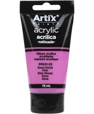 Pintura Acrílica Satinada, Rosa  Chicle(Pink), 75 ml PP631-33 Artix