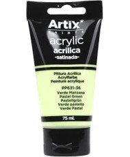 Pintura Acrílica Satinada, Verde Manzana (Pastel Green), 75 ml,PP631-36