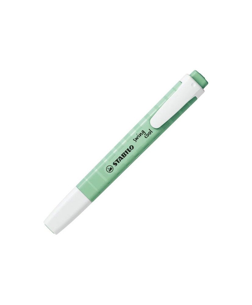 Marcador Fluorescente Stabilo Swing 275/116-8 Cool Pastel Pizca de Menta