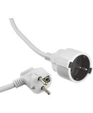 EXTRASTAR  Cable Alargador de Corriente 10M, con Enchufe Protección, Potencia Máxima 3680W, 3G1,5 mm²