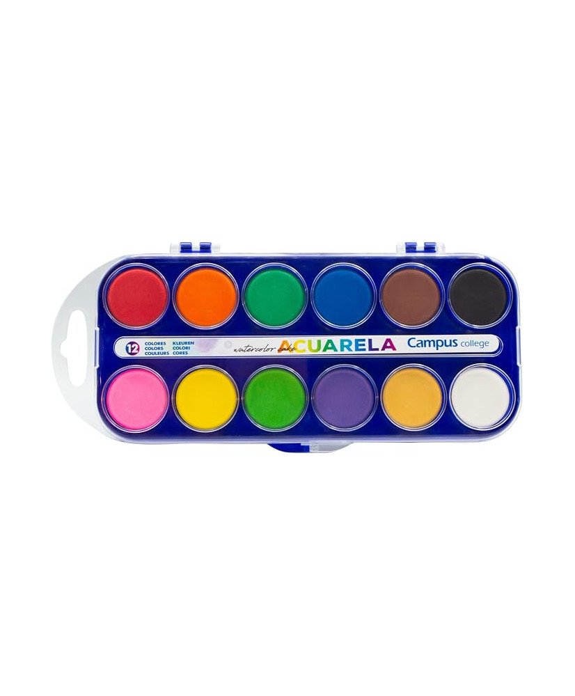 Acuarela Campus 12 Pastillas