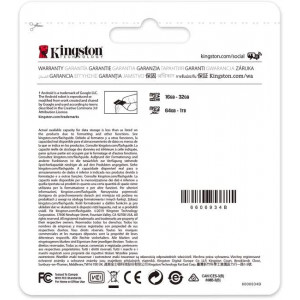 Kingston Canvas Select Plus Tarjeta microSD, SDCS2/64GB
