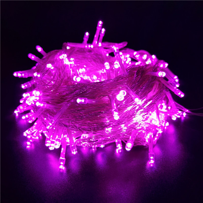 Guirnaldas de BATERIA 2M 2OLED COLOR PURPURA