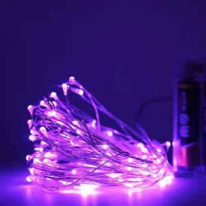 Guirnaldas de BATERIA 2M  2OLED   COLOR PURPURA
