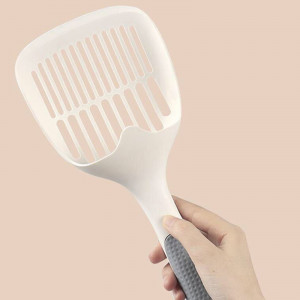 Pala de plástico duradera para arena de gato,