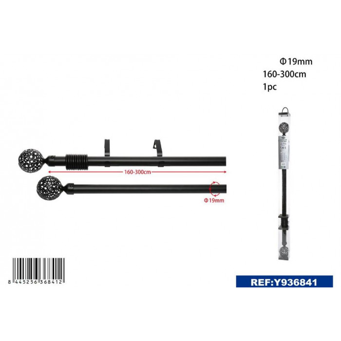 Barras de Cortina Extensible 160-300cm