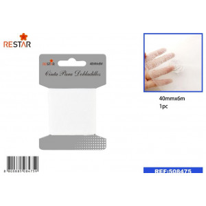 Cinta 6m x 4cm para dobladillos