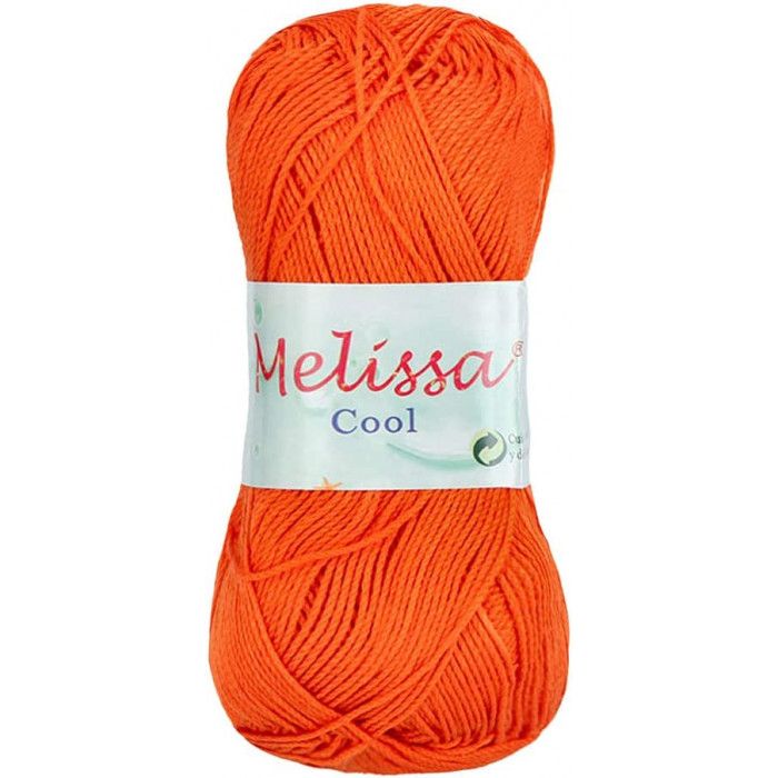 Melissa Cool Hilo Acrílico Ovillo de Lana Fresca para DIY Tejer y Ganchillo (1u * 80g),
