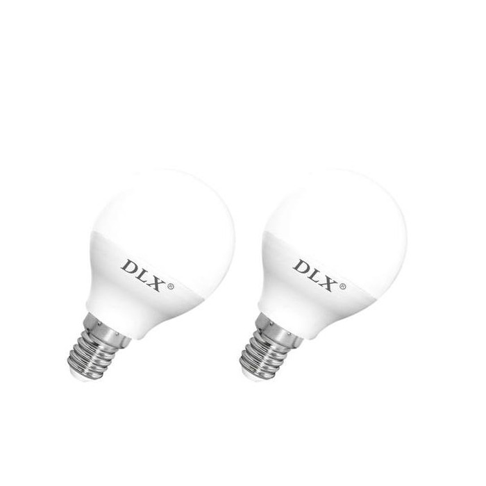 2 Bombillas LED E14, 3W Equivalente a 27W, Luz Fría 6400K, 270 Lúmen, Bombillas Casquillo Fino, Ahorro de Energía, G45