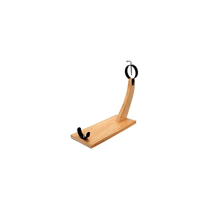 Inalsa Jamonero Curvado, Madera, Marrón, 48 x 17 x 37 cm
