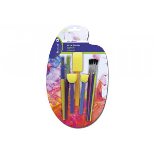 Set 6 pinceles + 3 brochas...