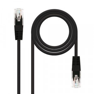 Cable de red utp cat.5e negro 10 m