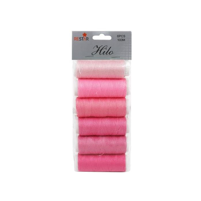 6 unidades Hilo 100 M Hilo Completo para máquinas de Coser