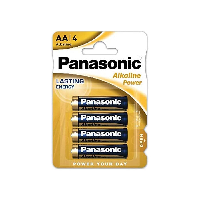 Blíster 4 Pilas Alcalinas 1,5V PANASONIC AA LR06