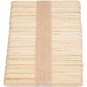 Palos Kit de 50 palitos de Madera, Marrón, 14cmX10cmx 2 MM