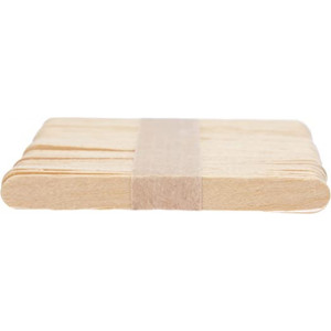 Palos Kit de 50 palitos de Madera, Marrón, 14cmX10cmx 2 MM