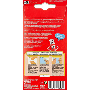 Pritt Multitack, 65 masillas adhesivas multiusos, removible y reutilizable