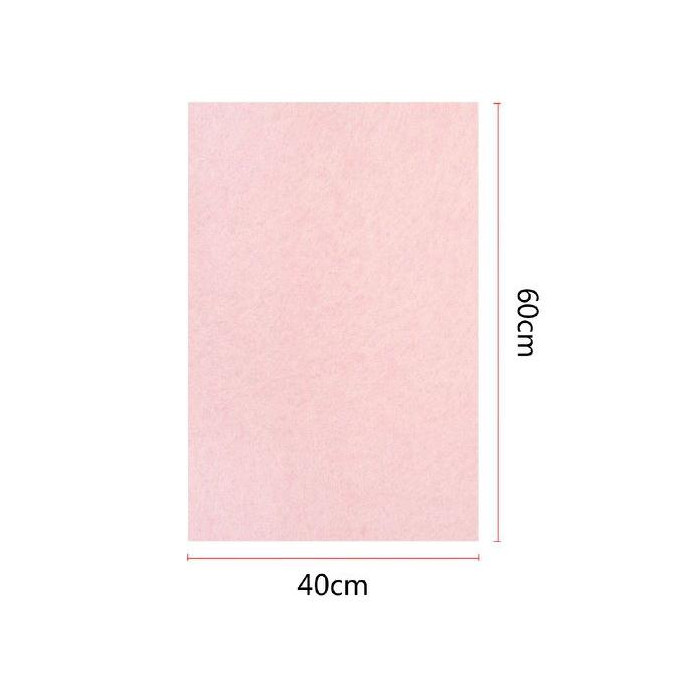 Tela de fieltro color Rosa 40 x60 cm