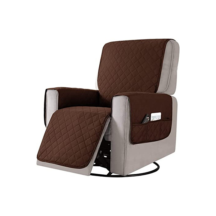 Funda Cubre Sofá Reversible,Dispone Todas Medidas , (1PLAZA 56CM, Choco)