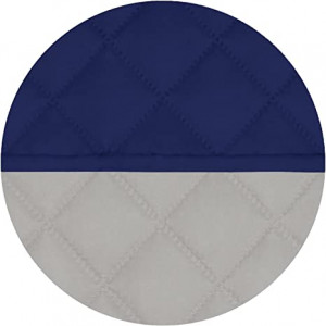 Funda Cubre Sofá Reversible,Dispone Todas Medidas , Protector para Sofás Acolchado Fabricado en España. (1PLAZA 56CM, Azul)