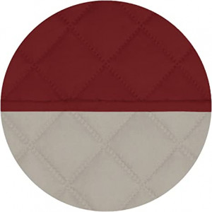 Funda Cubre Sofá Reversible,Dispone Todas Medidas , Protector para Sofás Acolchado Fabricado en España. (1PLAZA 56CM, Vino)